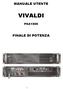 MANUALE UTENTE VIVALDI PSA1500 FINALE DI POTENZA - 1 -