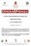 Concorso Internazionale per Cantanti Lirici. «Benvenuto Franci» ottobre 2016