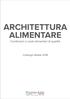 ARCHITETTURA ALIMENTARE