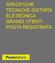 SPECIFICHE TECNICHE DISTINTA ELETRONICA GRANDI UTENTI POSTA REGISTRATA