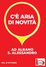 C È ARIA DI NOVITÀ AD ALBANO S. ALESSANDRO DAL 31 OTTOBRE