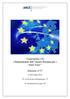 Osservatorio UE: i finanziamenti dell Unione Europea per i Paesi Terzi. Edizione n Novembre N avvisi di pre-informazione: 15