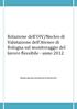 Relazione dell OIV/Nucleo di Valutazione dell Ateneo di Bologna sul monitoraggio del lavoro flessibile - anno 2012