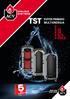 EXCELLENCE IN HOT WATER TST PUFFER PRIMARIO MULTIENERGIA P P 2E P 3E P H/C P COLD