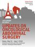 UPDATES ON ONCOLOGICAL ABDOMINAL SURGERY. Rome, May 31 June Accademia Lancisiana and INMI L. Spallanzani President: Giuseppe Maria Ettorre