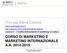 CORSO DI MARKETING E MARKETING INTERNAZIONALE A.A