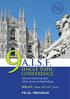 9A.I.S.F. SINGLE TOPIC CONFERENCE FINAL PROGRAM. Clinical outcomes and value of care in hepatology