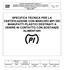 SPECIFICA TECNICA PER LA CERTIFICAZIONE CON MARCHIO MPI DEI MANUFATTI PLASTICI DESTINATI A VENIRE IN CONTATTO CON SOSTANZE ALIMENTARI