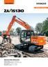 Serie ZAXIS-6 ESCAVATORE IDRAULICO