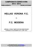 HELLAS VERONA F.C. F.C. MODENA