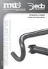 MANUALE D USO E MANUTENZIONE USER S MANUAL. (Rev. 02/2018) attacchi e curve. stems and handlebars. attacchi e curve ITA / ENG