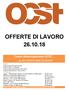 OFFERTE DI LAVORO