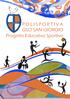 P O L I S P O R T I V A GSO SAN GIORGIO. Progetto Educativo Sportivo