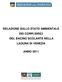 RELAZIONE SULLO STATO AMBIENTALE DEI CORPI IDRICI DEL BACINO SCOLANTE NELLA LAGUNA DI VENEZIA