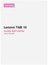 Lenovo TAB 10 Guida dell'utente