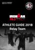 SOGGETTO A CAMBIAMENTI Aggiornato al 27/05/2018 ATHLETE GUIDE