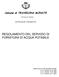 REGOLAMENTO DEL SERVIZIO DI FORNITURA DI ACQUA POTABILE