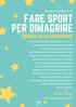 FARE SPORT PER DIMAGRIRE