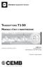 Trasduttore T1-50. Manuale d uso e manutenzione.   Vibration equipment division. *Istruzioni in lingua originale