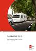 CARAVANS 2015 Listino prezzi/dati tecnici Edizione agosto 2014