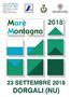 Mare Montagna XXIV Edizione Dorgali 23 Settembre 2018