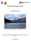 Analisi meteorologica mensile. gennaio Lago di Tovel (Claudio Boninsegna 17 gennaio 2016)