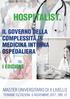 HOSPITALIST. IL GOVERNO DELLA COMPLESSITÀ IN MEDICINA INTERNA OSPEDALIERA I EDIZIONE MASTER UNIVERSITARIO DI II LIVELLO