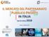 PUBBLICO PRIVATO IL MERCATO DEL PARTENARIATO IN ITALIA. Dati di sintesi Roma, 3 ottobre 2018 GESTIONE MANUTENZIONE PROGETTAZIONE COSTRUZIONE