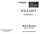 SUZUKI VL800K7- Wind Screen 990D0-41F SUZUKI GENUINE ACCESSORIES SUZUKI INTERNATIONAL EUROPE BENSHEIM - GERMANY MOUNTING INSTRUCTIONS