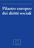 Pilastro europeo dei diritti sociali