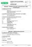 SCHEDA DI DATI DI SICUREZZA conforme Regolamento (CE) n. 1907/2006 (REACH) e Regolamento (UE) N. 2015/830
