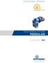 CATALOGO TECNICO MOTORIDUTTORI STANDARD IEC