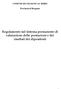 Regolamento sul sistema permanente di valutazione delle prestazioni e dei risultati dei dipendenti