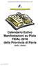 Calendario Estivo Manifestazioni su Pista FIDAL 2018 della Provincia di Pavia (Aprile Ottobre)