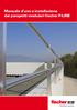 Manuale d uso e installazione dei parapetti modulari fischer P-LINE