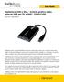 Adattatore USB a VGA - Scheda grafica video esterna USB per PC e MAC- 1920x1200
