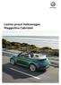 Volkswagen. Listino prezzi Volkswagen Maggiolino Cabriolet