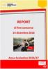 REPORT. di fine concorso 14 dicembre Anno Scolastico 2016/17