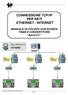 CONNESSIONE TCP/IP PER RETI ETHERNET / INTERNET