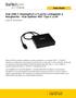 Hub USB-C DisplayPort a 3 porte collegabile a Margherita - Hub Splitter MST Tipo-C a DP