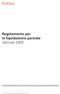 Regolamento per la liquidazione parziale Gennaio 2005