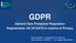GDPR General Data Protection Regulation Regolamento UE 2016/679 in materia di Privacy