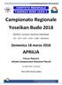 Campionato Regionale Yoseikan Budo 2018