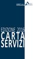 AMSEF s.r.l. EDIZIONE 2016 CARTA SERVIZI