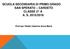 SCUOLA SECONDARIA DI PRIMO GRADO SAN SPERATO CARDETO CLASSE 2^ A A. S. 2015/2016. Prof.ssa Vitetta Caterina Anna Maria