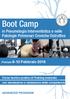 Boot Camp. in Pneumologia Interventistica e nelle Patologie Polmonari Croniche Ostruttive. Firenze 8-10 Febbraio 2018