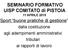 SEMINARIO FORMATIVO UISP COMITATO di PISTOIA 11 APRILE 2015