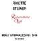 RICETTE STEINER MENU INVERNALE