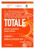 TOTALE. CONCERTI e GUIDA ALL ASCOLTO Musiche e musicisti fra Europa e America. Via Gomes, Lecco Tel /