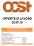 OFFERTE DI LAVORO